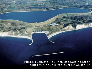 Ludington Pumped Storage Project, Courtesy:  Consumers Energy Company