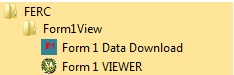 Screenshot displaying form 1 folders.