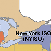 map of NYISO region