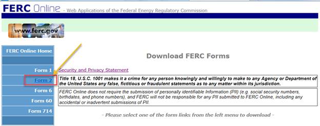 Screenshot showing where to find form 2.