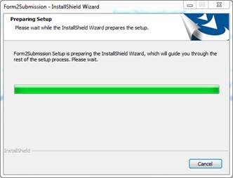 Screenshot of installation wizard.