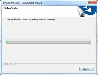 Screenshot of installation wizard.