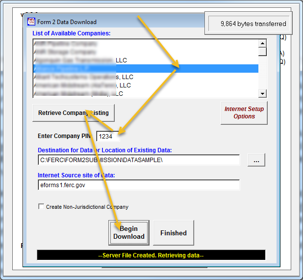 Screenshot of how to download form 2.