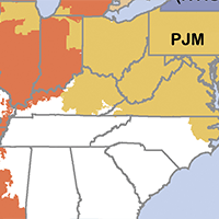 Map of PJM