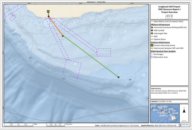 Longboard LNG Overview Map