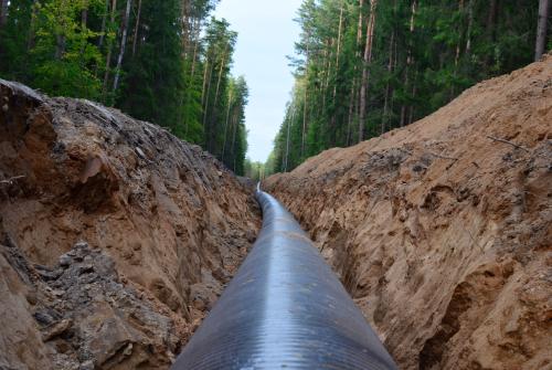 An image of a natural gas pipeline 