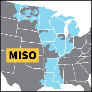 Map of MISO
